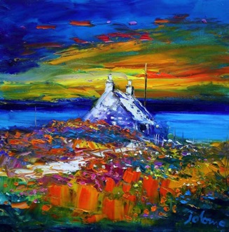 Quiet Evening on Iona 16x16 Quiet Evening on Iona 16x16